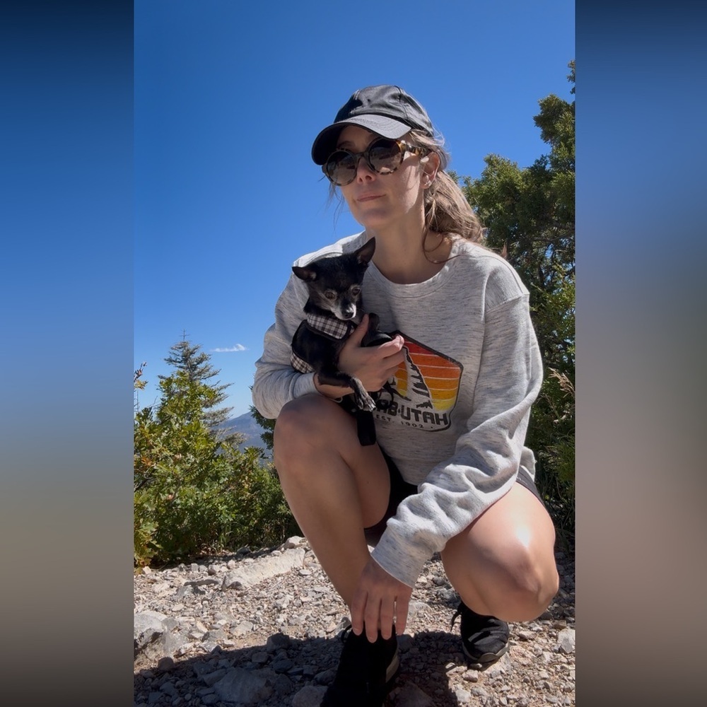 Gray Moab Utah Graphic Sweatshirt - Picture 2 of 6